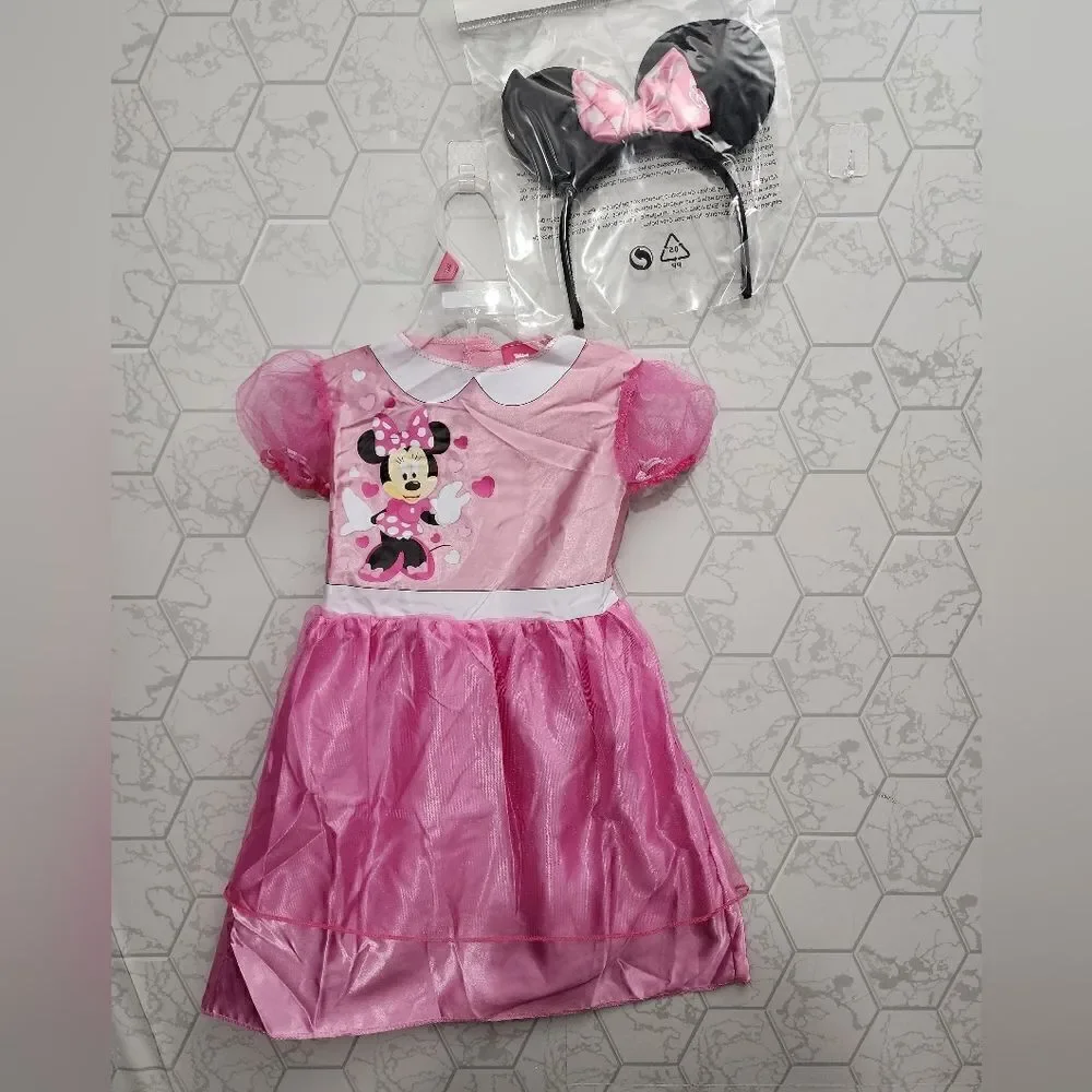 Disney Minnie Mouse Halloween Costume,  Size 3-4T